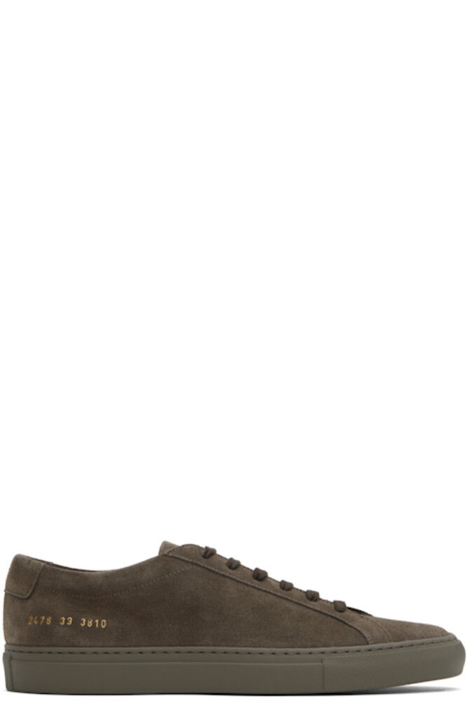 

Кроссовки Achilles Tonal Suede цвета таупе Common Projects
