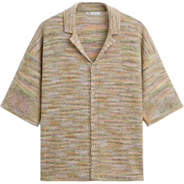 

Рубашка мужская многоцветная Zara, цвет Multicolor