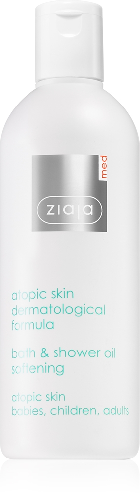 

Масло для душа и ванн при атопическом дерматите для атопической кожи детей и взрослых Ziaja Med, 270 мл