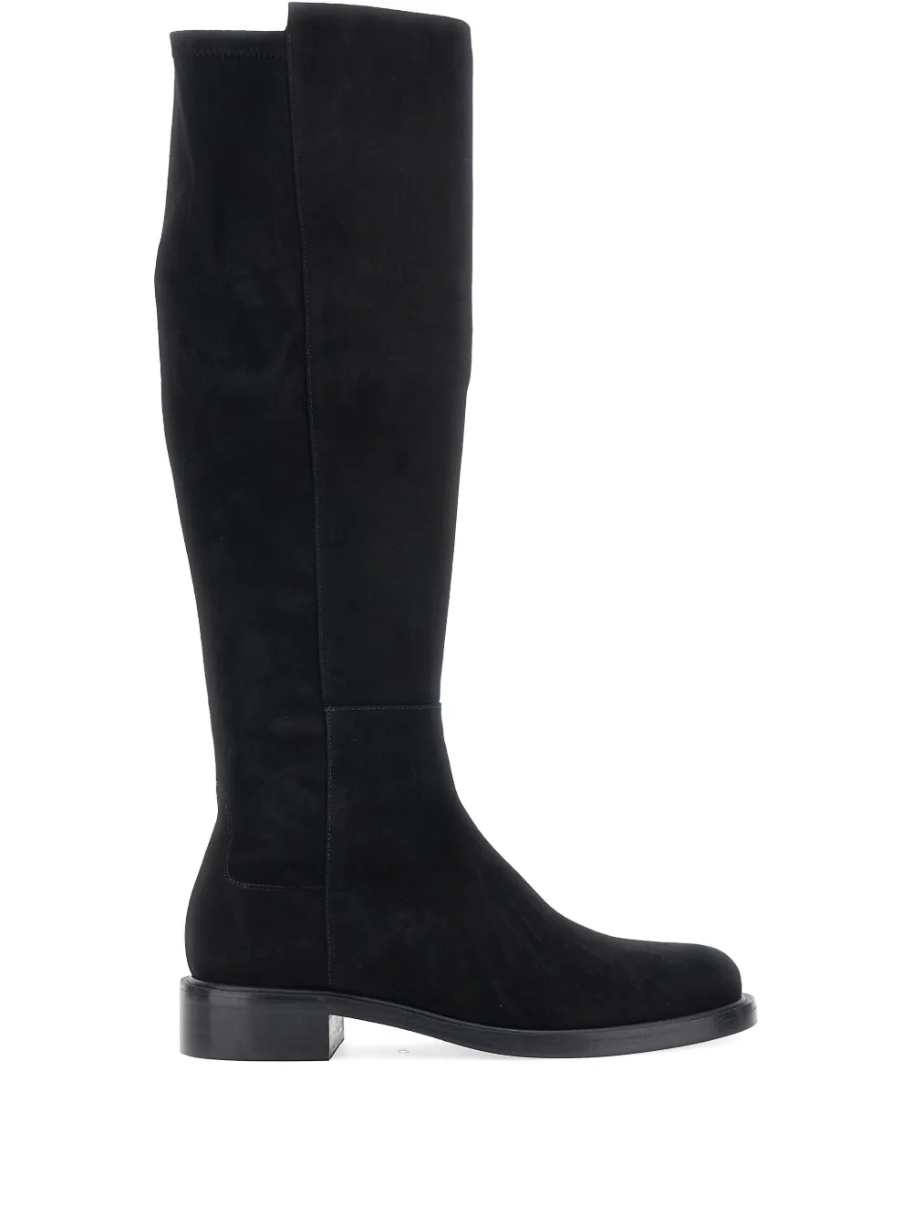 Ботинки на блочном каблуке Stuart Weitzman, черный