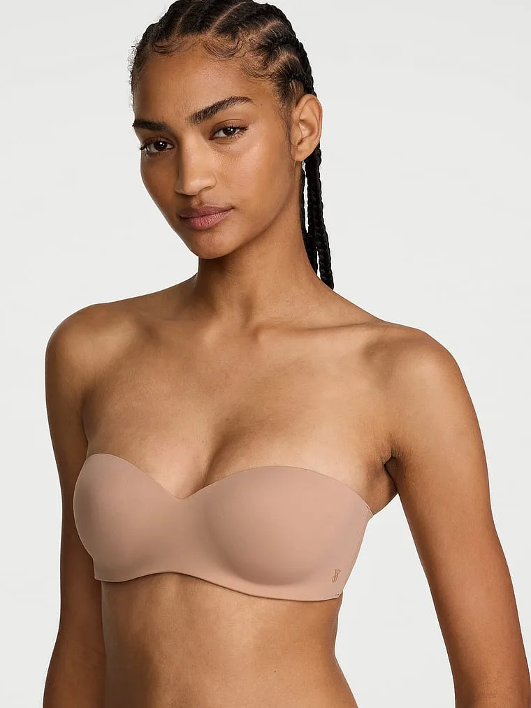 Бюстгальтер без бретелей в форме сердца с легкой подкладкой Victoria'S Secret Bare, Smooth Praline