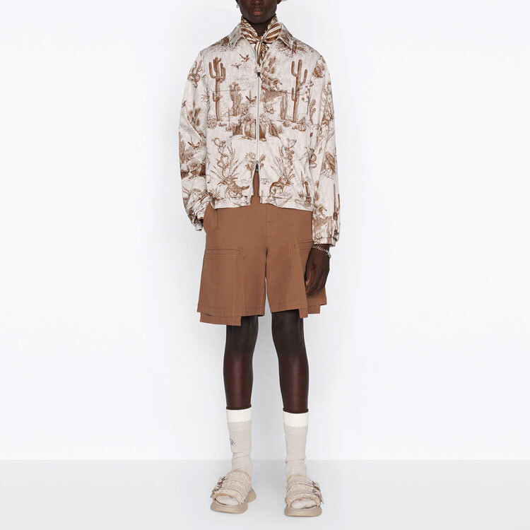 Travis Scott Quarterly Новые продукты Куртка мужская белая Dior, белый — фото 3