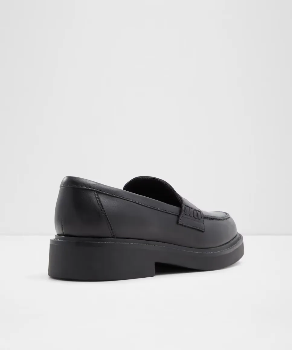 Женские лоферы с круглым носком Aldo, черный — фото 3