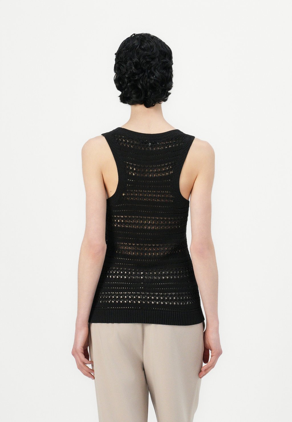 Топ RACER BACK Tommy Hilfiger, черный — фото 3