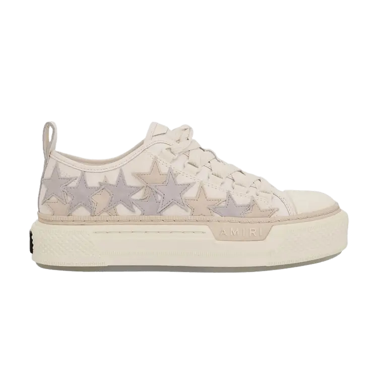 Кроссовки Amiri Wmns Stars Court Low 'White Grey', кремовый
