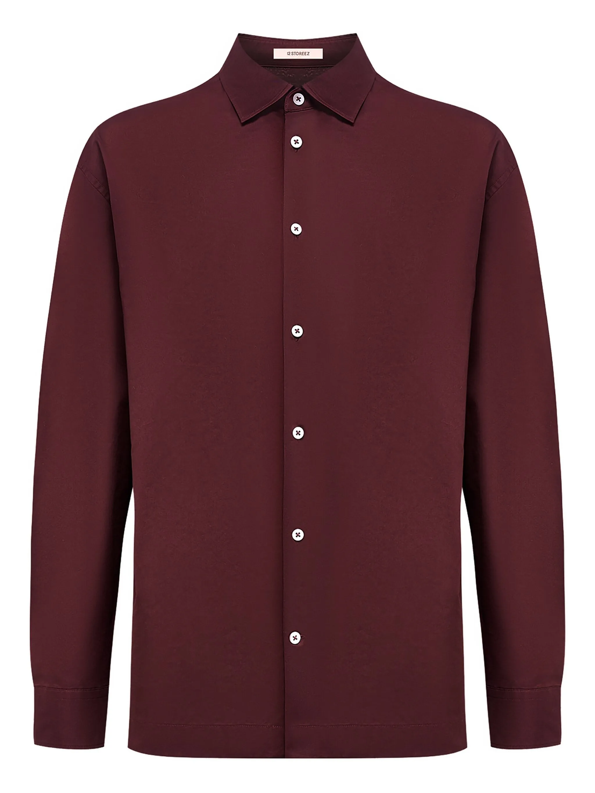 

Хлопковая вуалевая рубашка на пуговицах 12 Storeez, красный