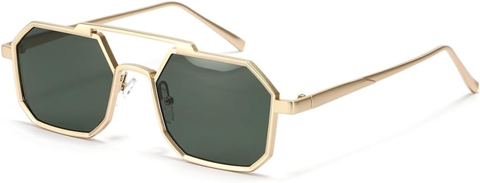 

Ретро солнцезащитные очки для женщин и мужчин, металлические солнцезащитные очки в винтажном стиле с защитой от УФ-излучения UV400 для использования на открытом воздухе HCPIHF, 3