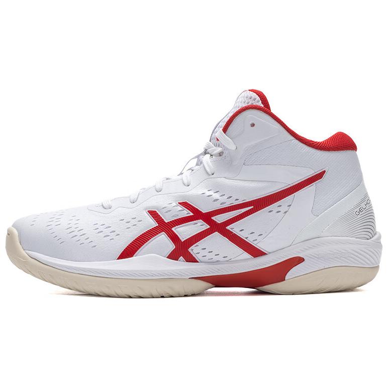 

ASICS GELHOOP V16 Дышащие баскетбольные кроссовки мид-топ мужские белые - белый/красный, цвет White/Red