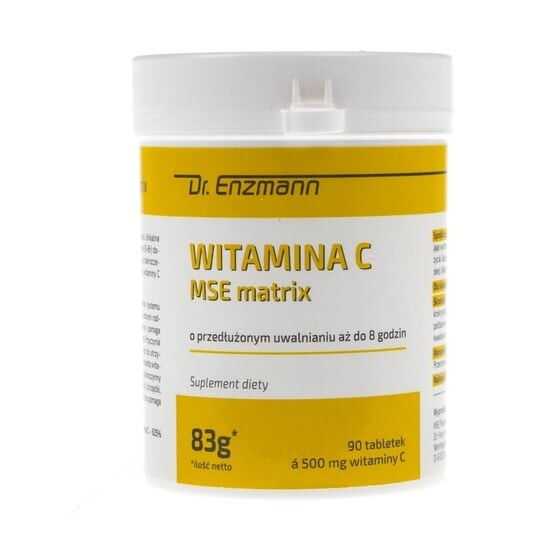 

Доктор Enzmann, Матрица MSE с витамином С, 500 мг, 90 таблеток Mito Pharma