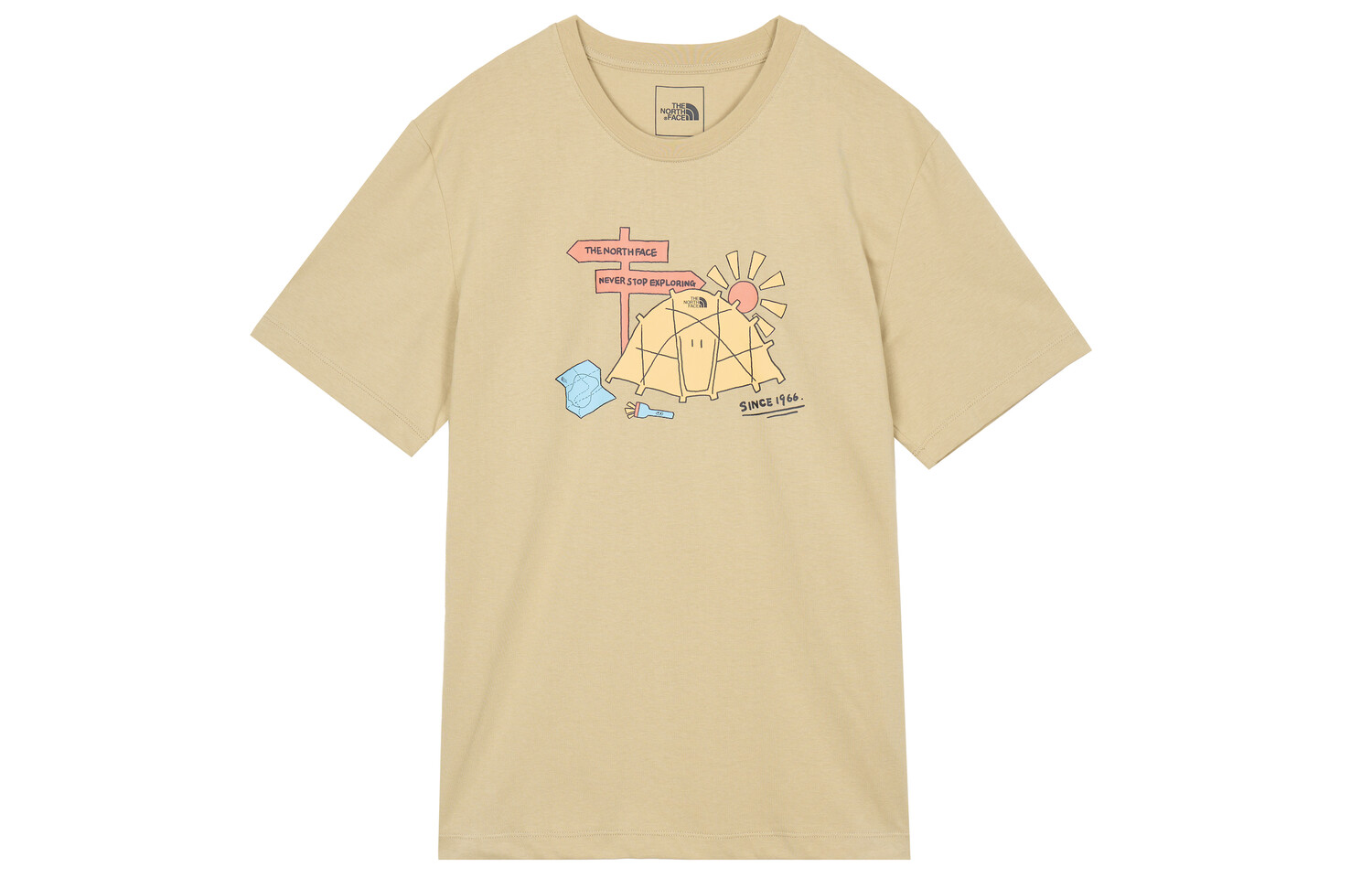 

THE NORTH FACE Мужская футболка, Хаки