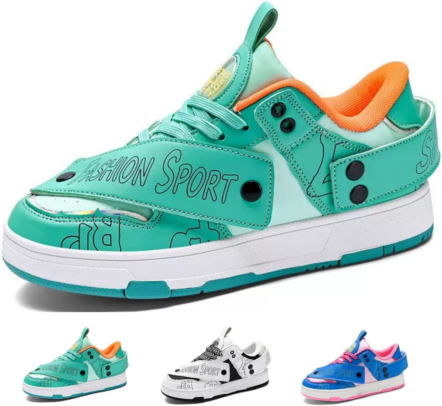 

Модные кроссовки в стиле Y2K с цветными блоками для мужчин и женщин, трендовые массивные платформенные кроссовки, повседневная спортивная обувь Macefil, зеленый