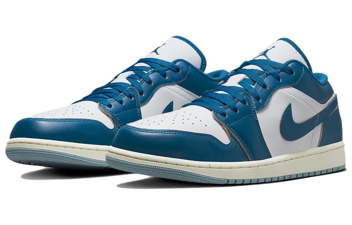 Jordan Air Jordan 1 Vintage Баскетбольные кроссовки мужские, Синий/Белый — фото 3