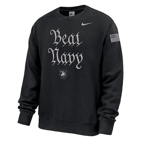 Мужской черный свитшот army black knights army 250 collection club fleece Nike — фото 3