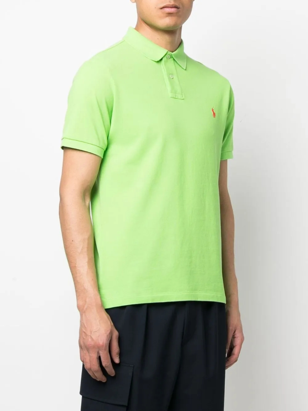 Polo Ralph Lauren рубашка поло с короткими рукавами и логотипом, зеленый — фото 3