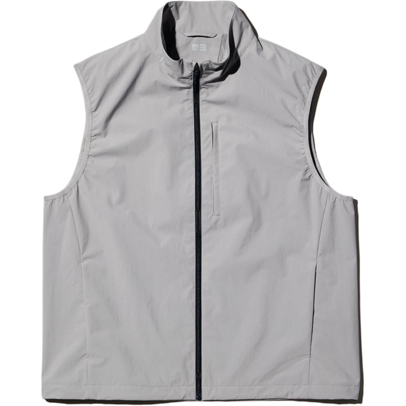 

UNIQLO Серая мужская жилетка, Gray