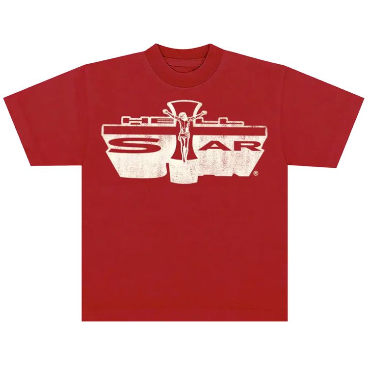 

Футболка Hellstar Jesus T-Shirt 'Red', красный