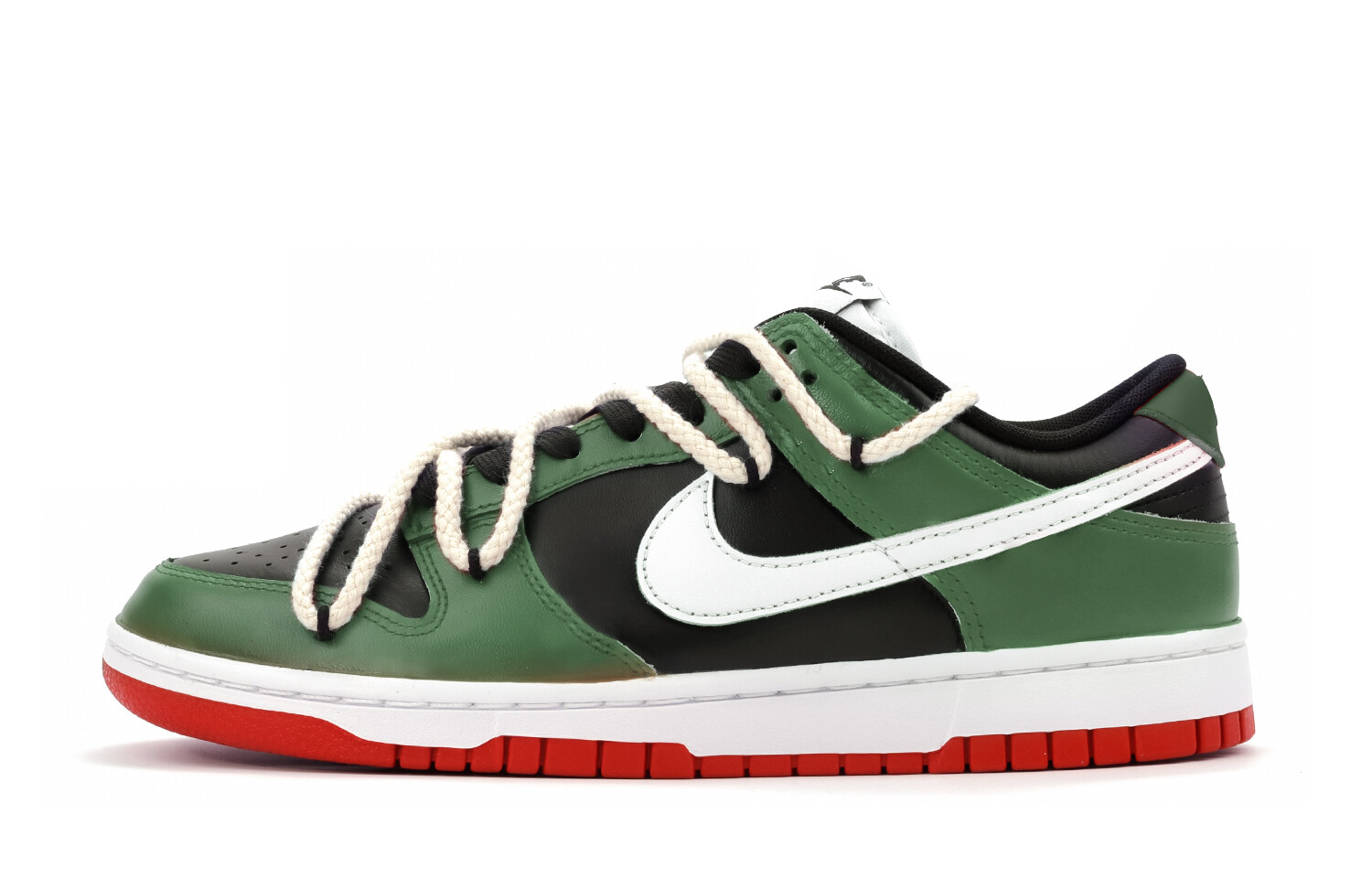 

Кроссовки Nike Dunk Skateboarding Shoes Unisex Low-top Green/Red, красный/зеленый