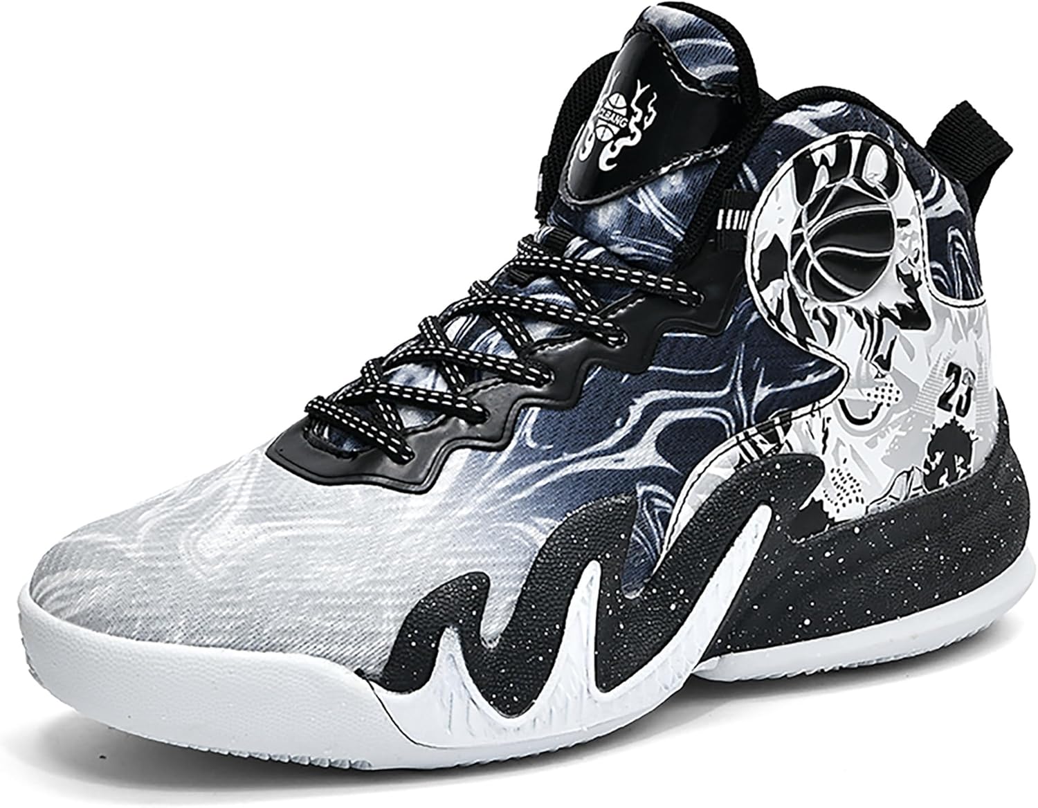 

Кроссовки CJSPORX для мужчин и женщин, баскетбольные, дышащие, мужские, противоскользящие, для улицы, модные, унисекс, белый/черный
