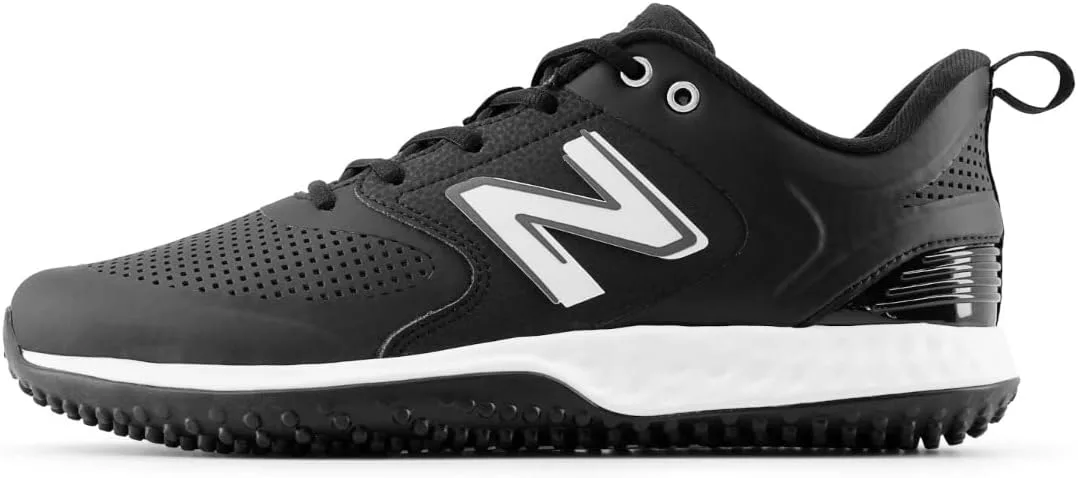 Мужские кроссовки New Balance Fresh Foam 3000 V6 для игры на искусственном газоне, черно-белый — фото 4