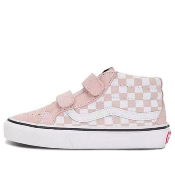 

Кроссовки sk8-mid checkboard shoes 'pink white' Vans, розовый