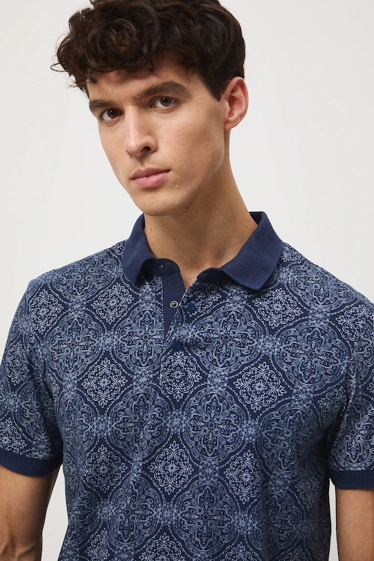 

Хлопковая поло Medicine, темно-синий