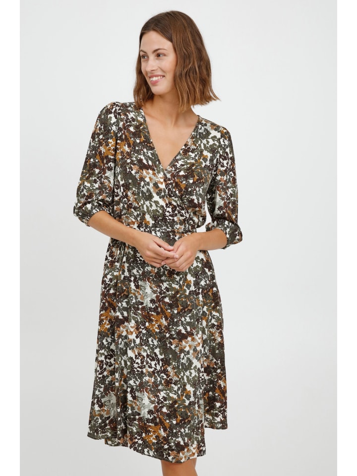 

Короткое платье Fransa Druckkleid FRCAHAVIS 5 Dress - 20609647 Feminines Kleid mit All-Over-Muster, зеленый