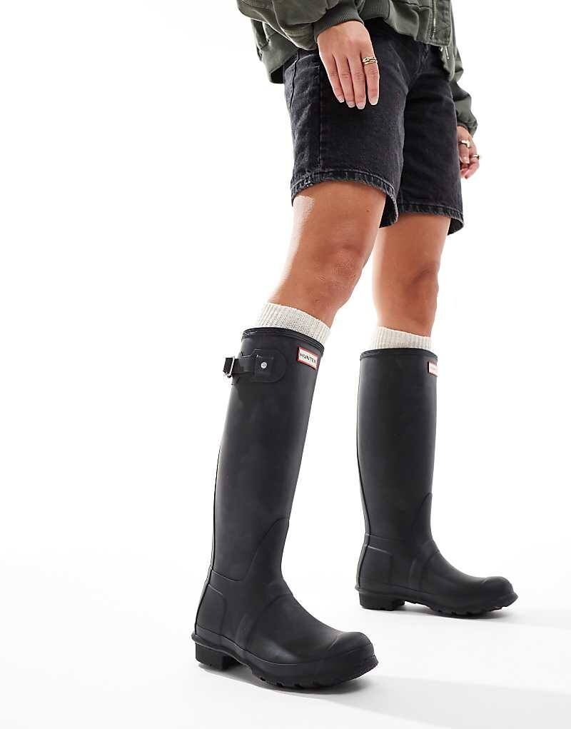 

Hunter – Original Tall – Черные высокие резиновые сапоги