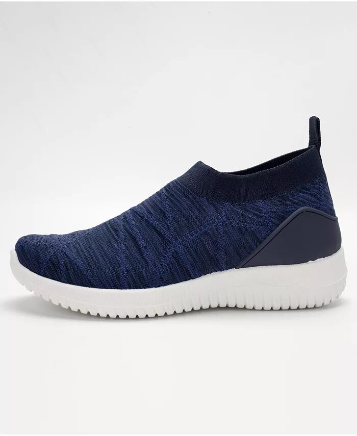 Женские повседневные кроссовки Slip On с дышащей сеткой Mio Marino, синий — фото 3