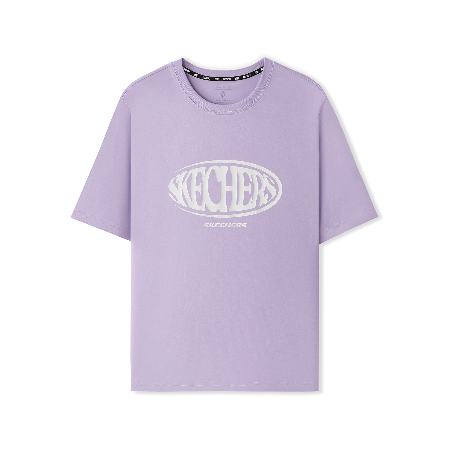 

Skechers Футболка Sports Life Collection унисекс, светло-голубая