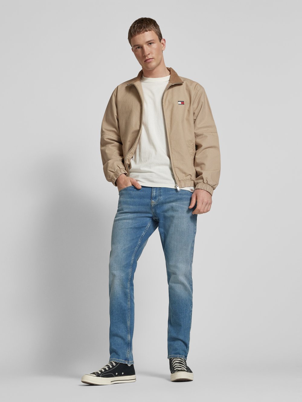 

Джинсы облегающего кроя с пятью карманами, модель «AUSTIN» Tommy Jeans, темно-синий