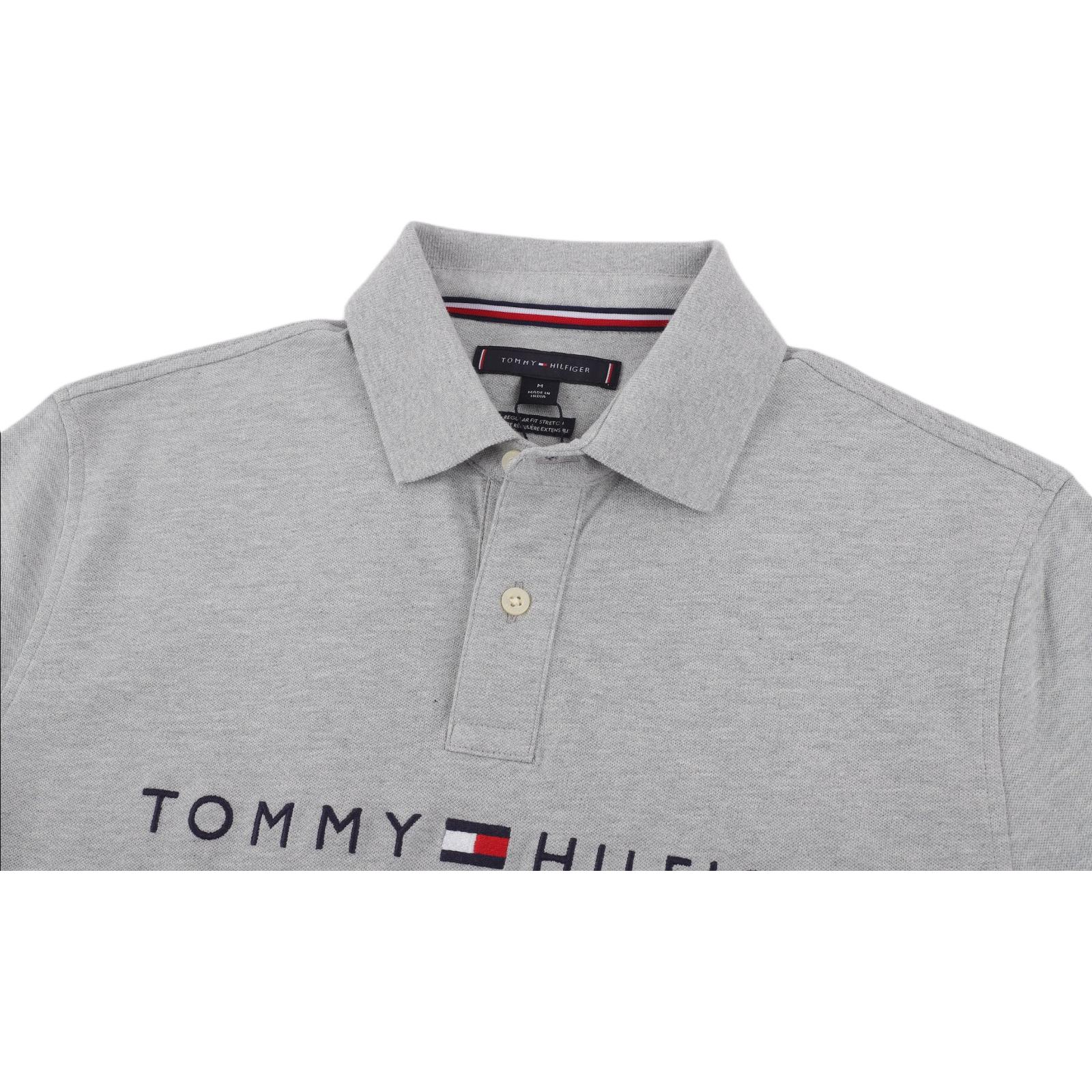 Поло 1985 series мужская gray Tommy Hilfiger, серый — фото 3