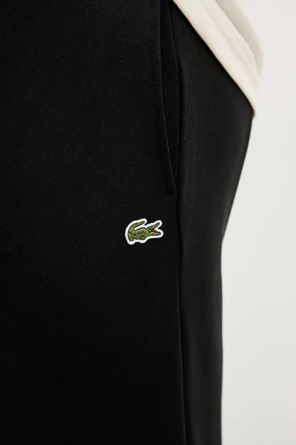 Спортивные штаны из хлопка Lacoste, черный — фото 4