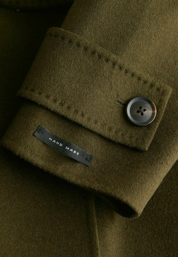 Пальто классическое ручной работы, укороченный крой. табита симмонс Next, Khaki Green — фото 3