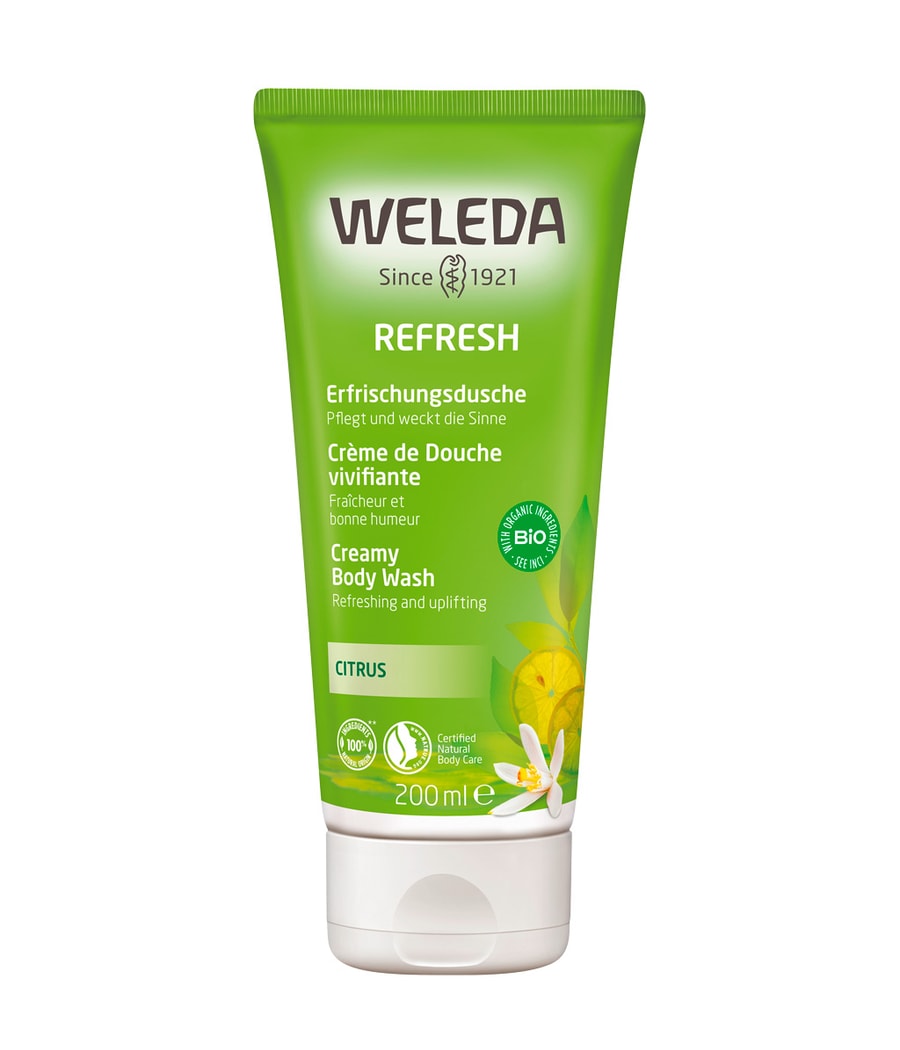 

Гель для душа Weleda Refresh Erfrischungsdusche Citrus, 200 ml