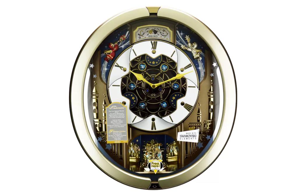 

SEIKO Часы Quartz Movement Resin Glass Wall Clock Unisex Cut Out, Coffee Watch Dial