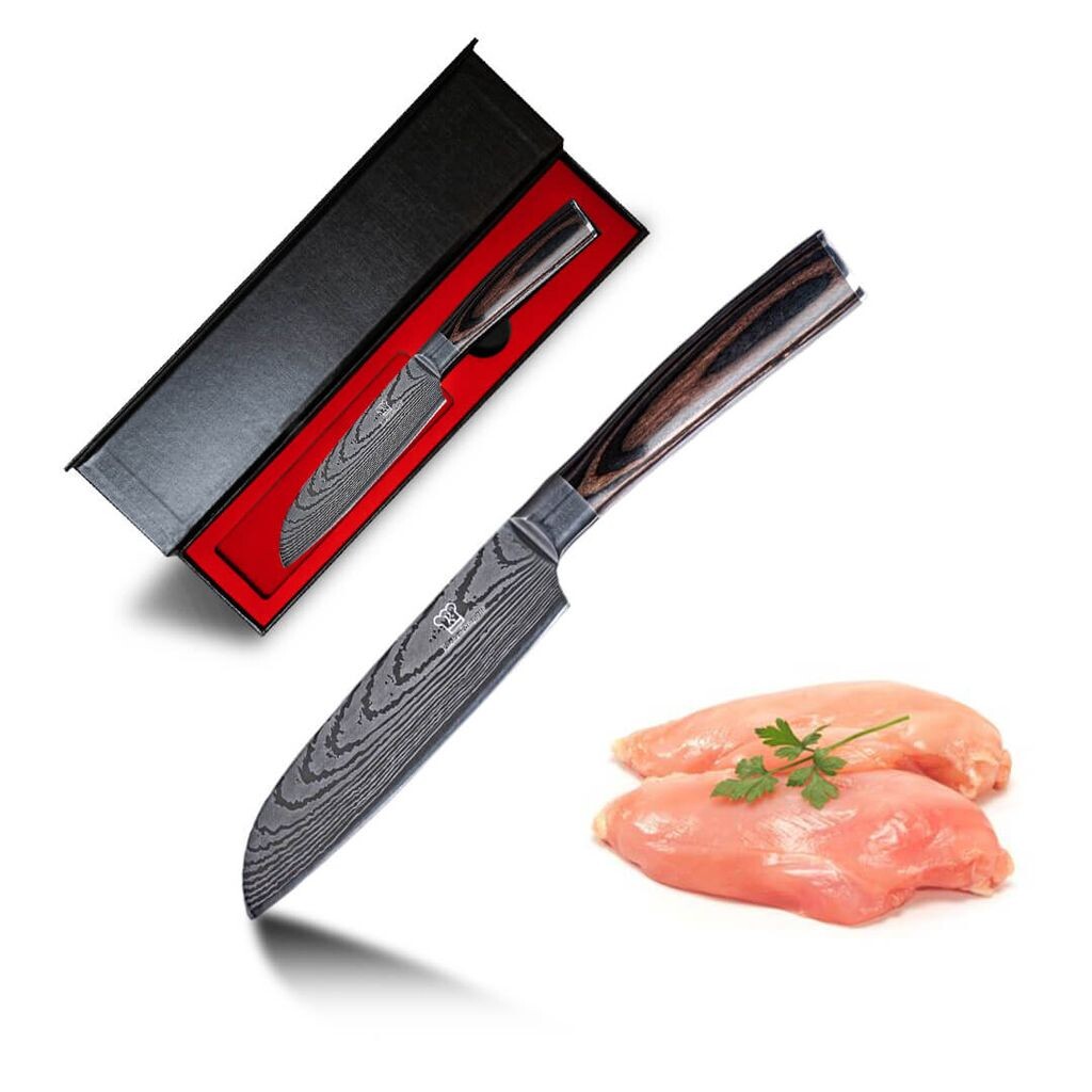 

Нож Santoku Küchenkompane