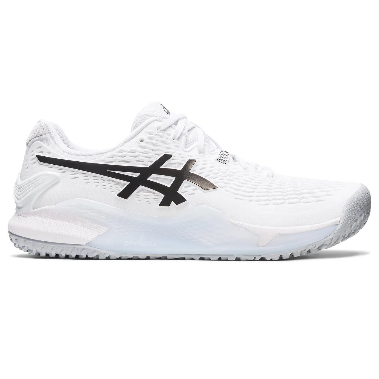 Мужские кроссовки для тенниса «GEL-Resolution 9 OC» от ASICS,  White/Black — фото 3