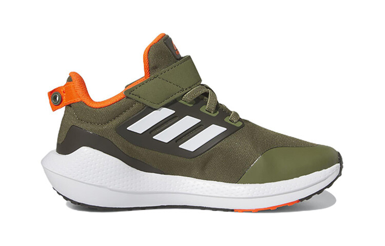 Кроссовки Eq21 Run 2.0 Kids, низкие, зеленые/оранжевые/белые Adidas — фото 2