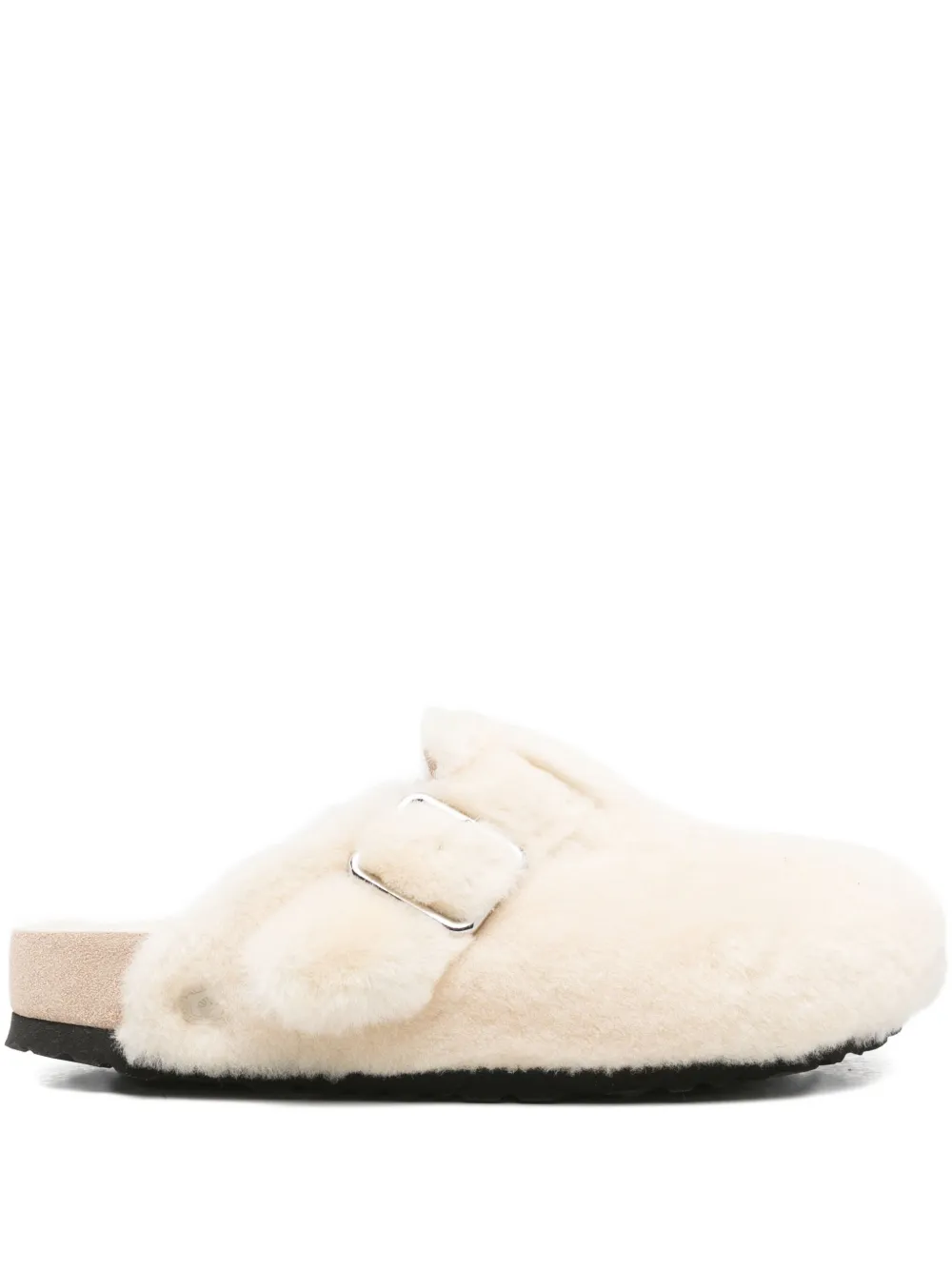 Мюли Boston из овчины Birkenstock, нейтральный