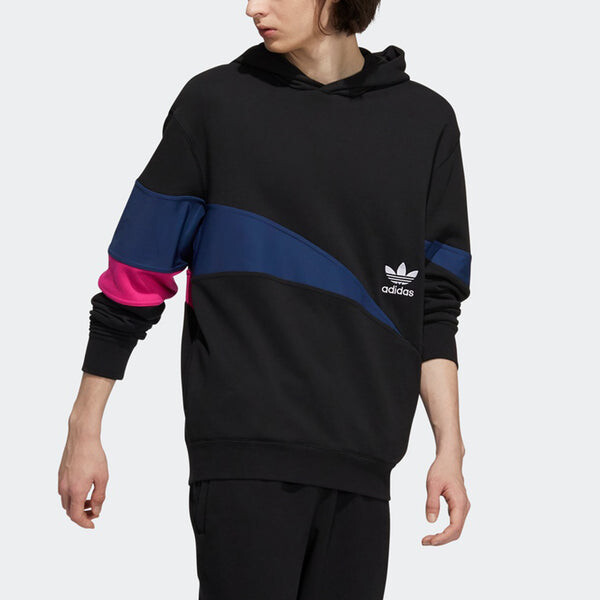 Толстовка Men's adidas originals Colorblock Large Logo Sports Black, мультиколор — фото 3