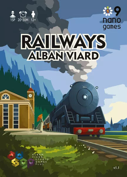 

Настольная игра Capstone Nano 9 Games Volume 1: Railways