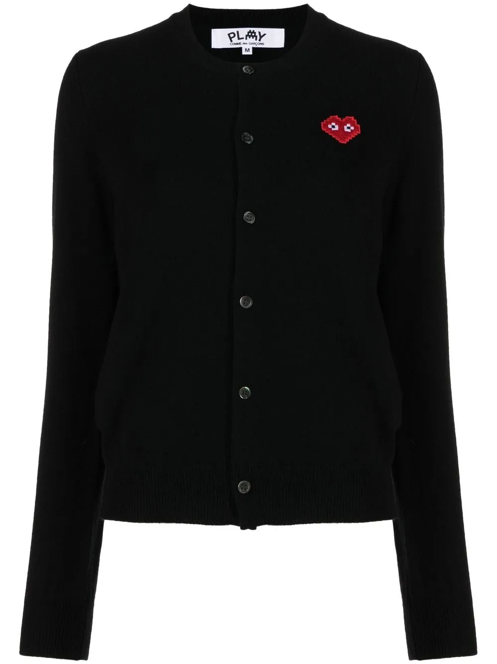 

Кардиган с нашивкой-логотипом Comme Des Garçons Play, черный