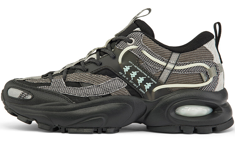 

Кроссовки Kappa Chunky Sneakers Unisex Low-Top Black Gray Brown