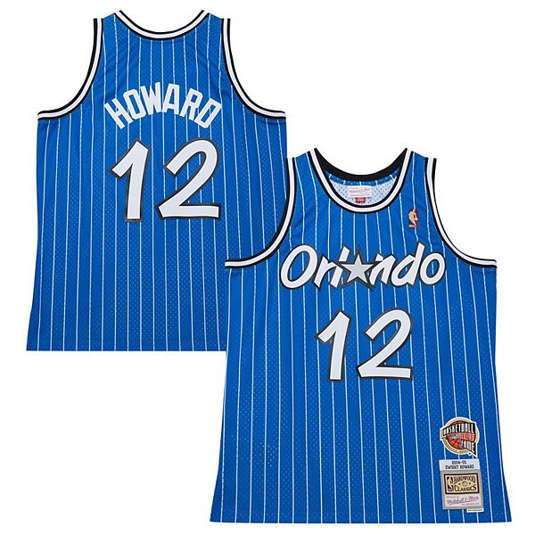 

Мужская футболка dwight howard blue orlando magic 2004/05 hardwood classics hall of fame swingman Mitchell & Ness