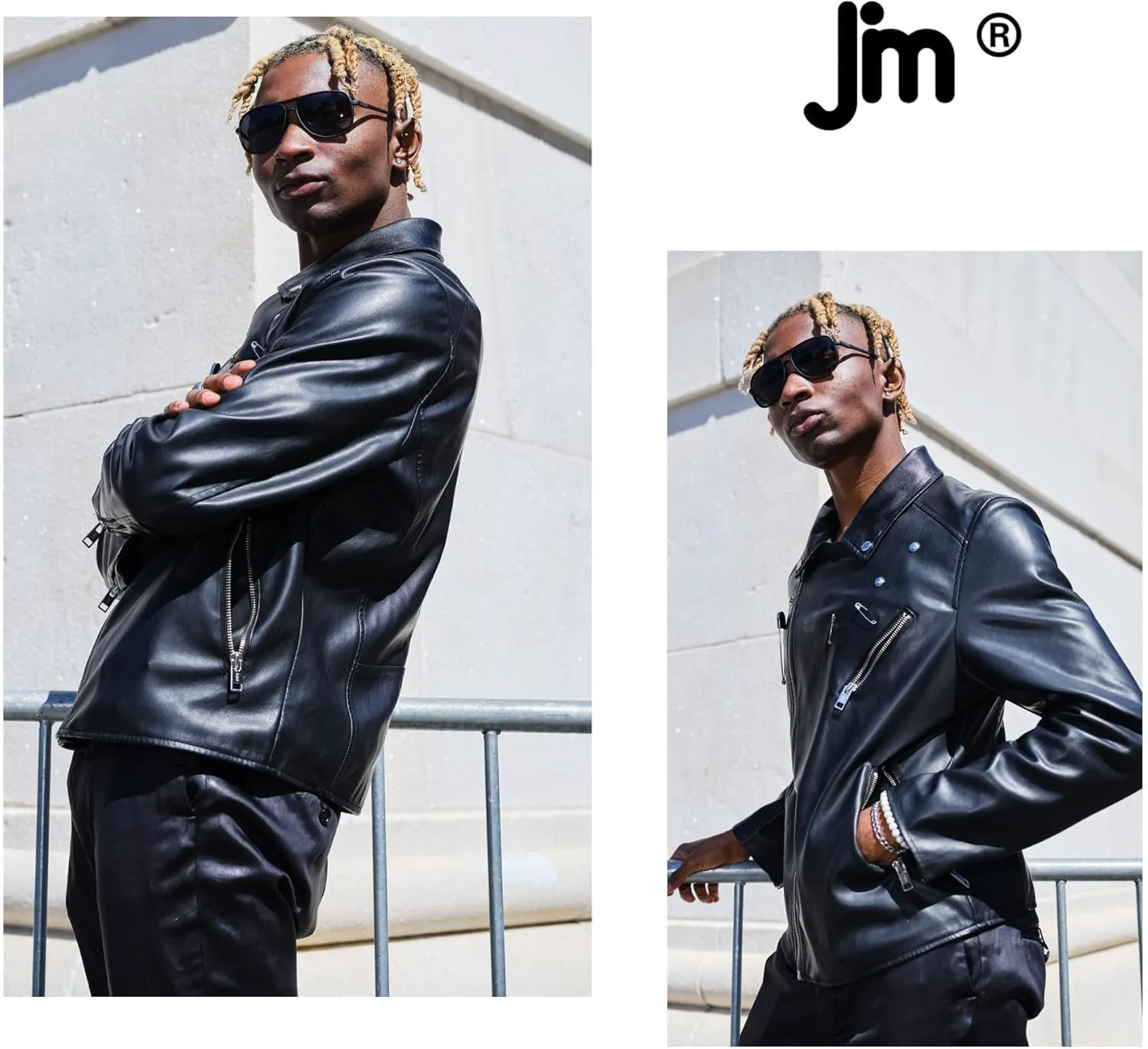 

Солнцезащитные очки-авиаторы JM Retro с поляризацией для мужчин и женщин, большие, не спутываются, из пластика, защита от УФ-излучения UV400, 2 Pack (Brown & Blue)