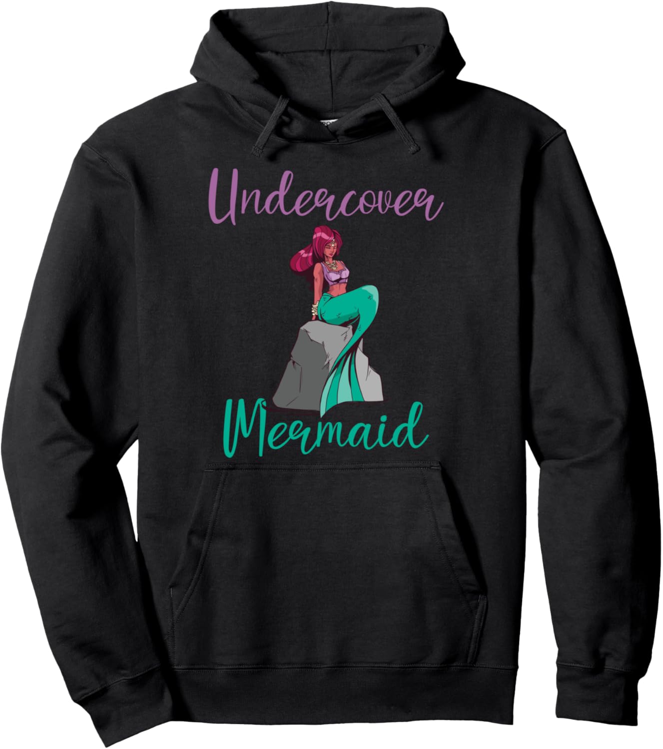 

Резиновая толстовка Undercover Mermaid, черная (black 19-3911tcx) Mermaid Gifts For Women