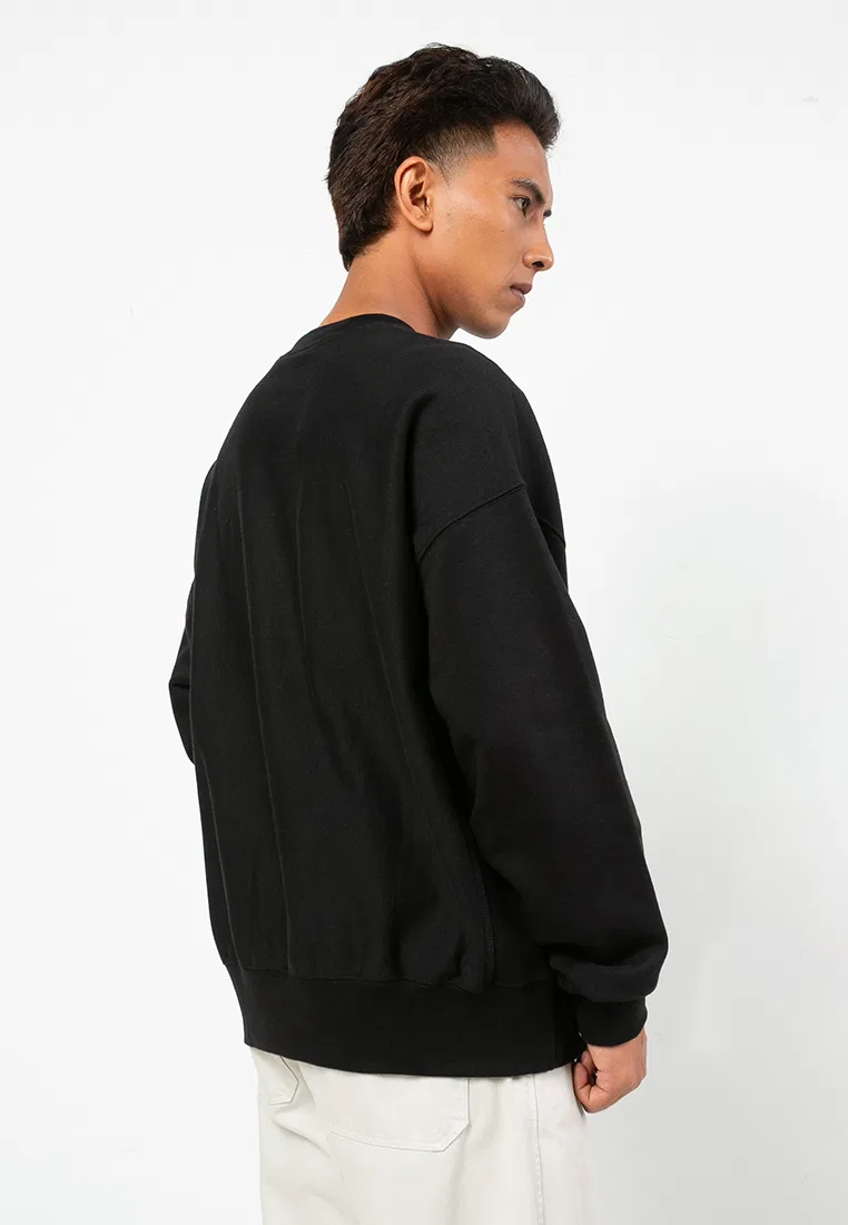 Толстовка, триколор, хлопок, Calvin Klein Jeans, черный — фото 2