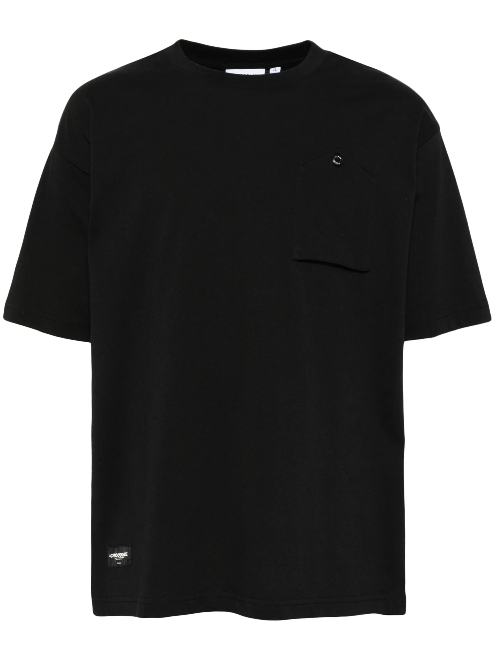 

Футболка с нашивкой-логотипом Chocoolate, черный