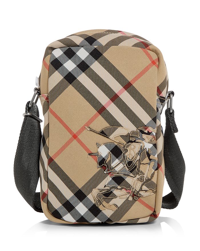 

Сумка для телефона Check Burberry, коричневый/бежевый
