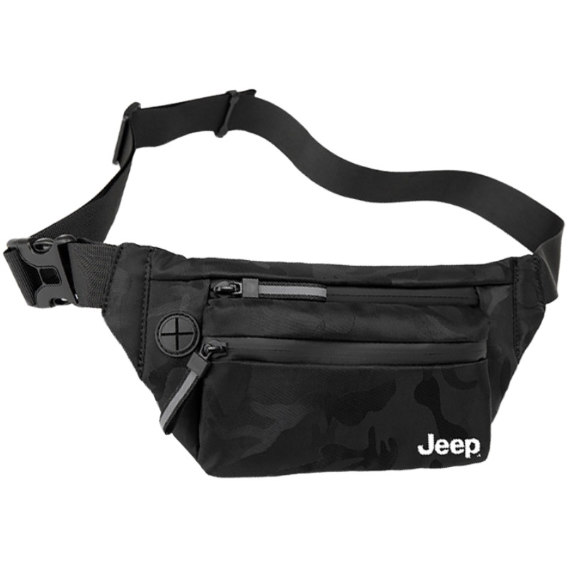 

Jeep Сумка из полиэстера мужская черная/камуфляж